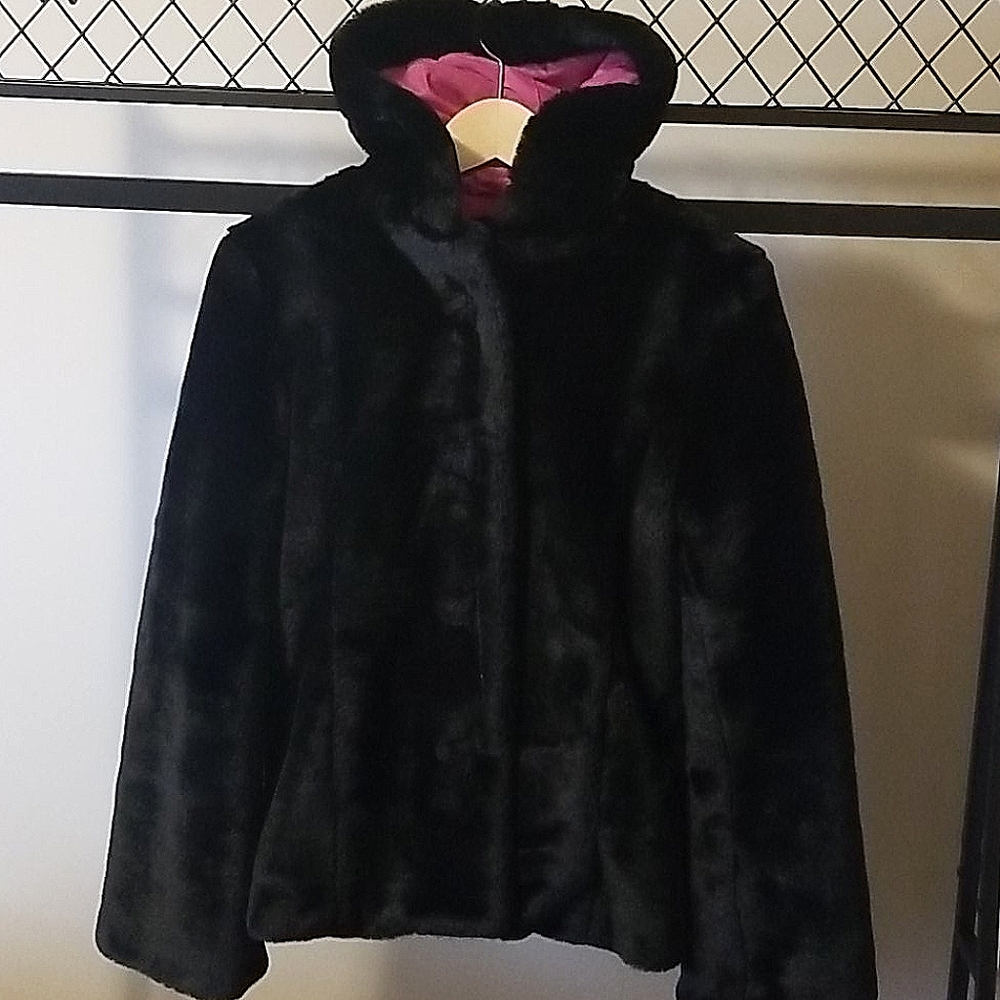 GUESS Faux Fur Jacket